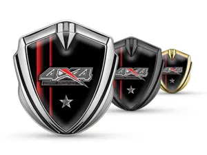 Badge Emblema Metal Look Moderno Stile Tuning